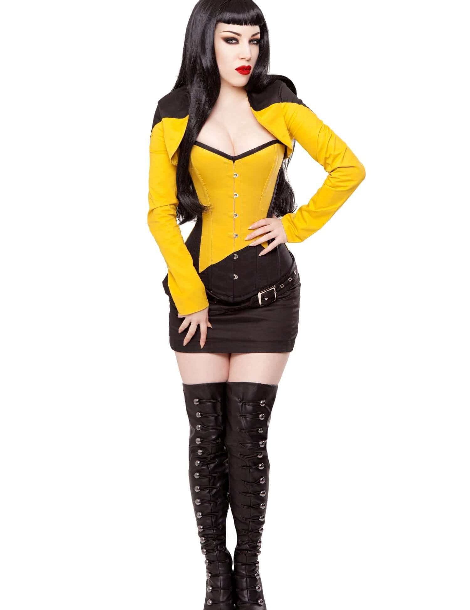 Playgirl Security Engineering Steel Boned Corset & Shrug